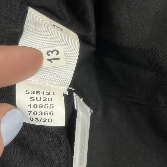 NWT Ann Taylor Gold Striped Midi Shift Dress Size 12 Lagenlook Boho Lined Breezy - Picture 5 of 16